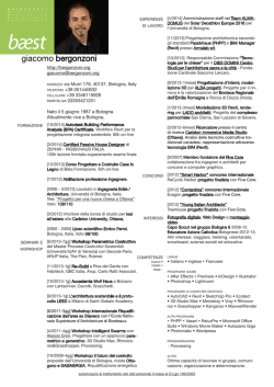 scarica il curriculum vitae in formato pdf