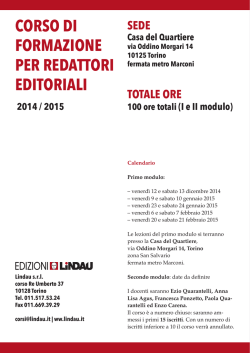 scarica il programma in pdf