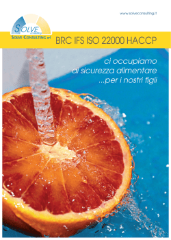 BRC IFS ISO 22000 HACCP