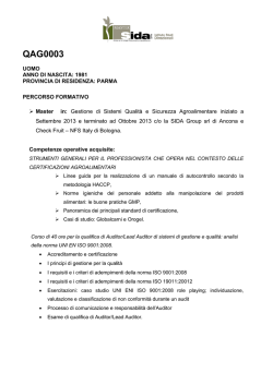 QAG0003 - Master Sida