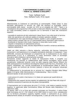 I SOTTOMARINI CLASSE U-212A - PARTE 1a, GENESI E