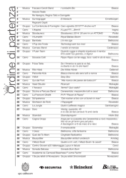 Ordine di partenza