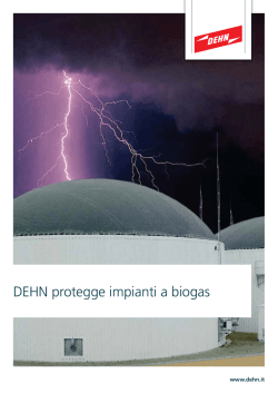 DEHN protegge impianti a biogas