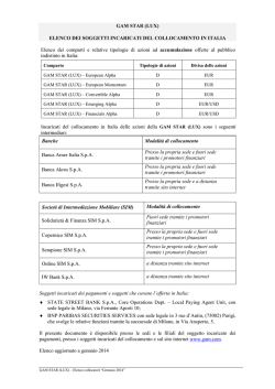 Collocatori - FinanciaLounge