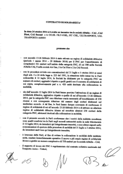 Accordo SOD - Ugl Assistenti di Volo