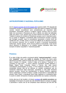 36 -- Antieuropeismo e nazional-populismo