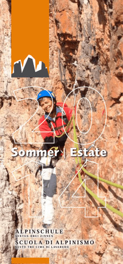 Sommer | Estate - Alpinschule Sexten