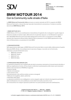 BMW MOTOUR 2014 - Federazione Motociclistica Italiana
