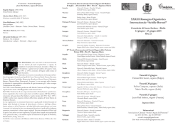 programma Rassegna Berruti - Storici Organi del Piemonte.