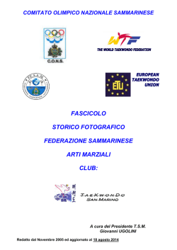 Fascicolo TSM Cap. 1 - Affiliazioni Fesam