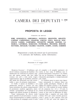Progetto di legge della 17legislatura