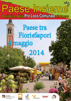 Paese tra Fiori e Sapori 4 maggio 2014