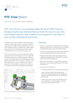 PTC&reg; Creo&reg; Direct&trade;