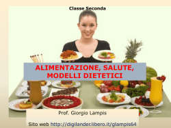 Alimentazione e salute