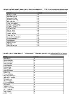 Corsi outgoing Spagnolo giugno 2014