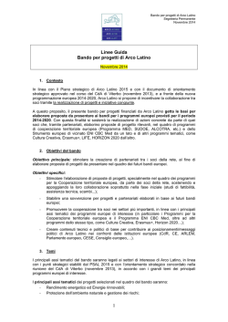 Convocatoria Proyectos Arco Latino_IT_Nov_2014