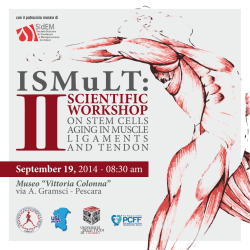 Scarica il Programma del Workshop