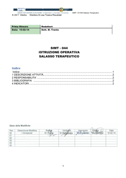 SIMT-IO 044 Salasso Terapeutico