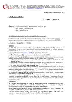 CIRCOLARE n. 4/14/2014