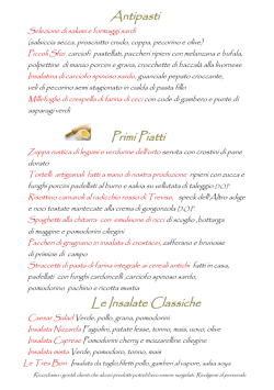 Antipasti Primi Piatti Le Insalate Classiche