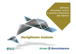 finanziamenti - BCC Vignole e Montagna Pistoiese