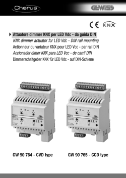GW 90 764 - CVD type Attuatore dimmer KNX per LED