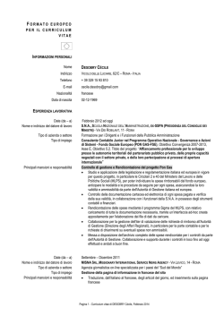 cecile desobry - Governo Italiano