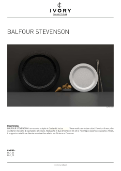 Gianpaolovenier BALFOUR STEVENSON
