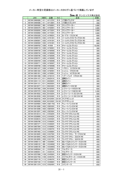 メーカー希望小売価格はメーカーカタログに基づいて掲載しています 31