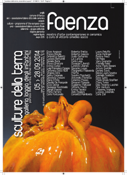 locandina Sculture della Terra