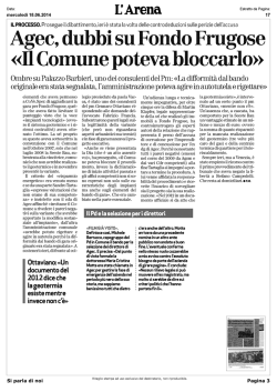 Agec, dubbi su Fondo Frugose