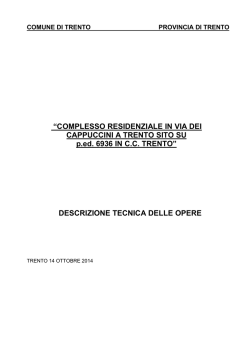 DESCRIZIONE TECNICA DELLE OPERE - Spinbau
