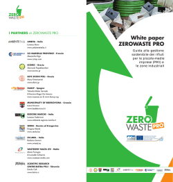 White paper ZEROWASTE PRO - Regione Marche