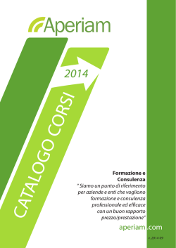 CATALOGO CORSI