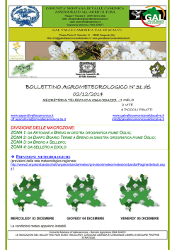 Bol Valle N31 - Sapori di Valle Camonica