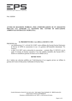 Avviso - Comune di Eraclea