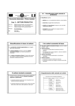 Lucidi Cap 5 (6 slide per foglio) - Economia