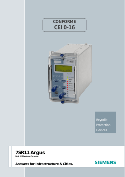 Catalogo Reyrolle ARGUS 7SR11