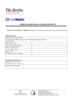 Modulo di Adesione e Mandato