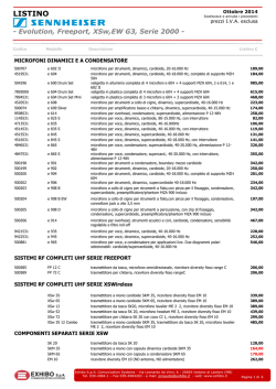 Listino_Sennheiser_Evolution_FP_XSW_Serie 2000_2014