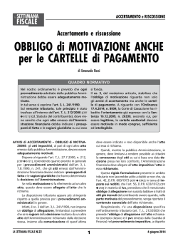 obbligo di motiva... - studiorossiassociati.it