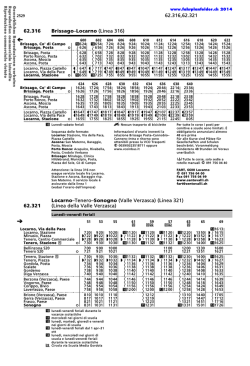 Bus Valle Verzasca 2014 - Tenero e valle Verzasca
