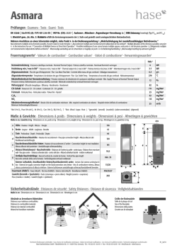 Caractéristiques Poêle à bois Asmara