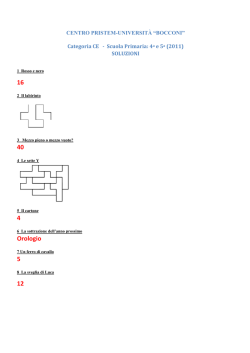 Soluzioni - Matematica