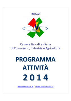 PROGRAMMA ATTIVIT&Agrave;