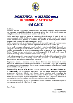 Ordine del giorno &ndash; direttivo del 9 novembre 2005