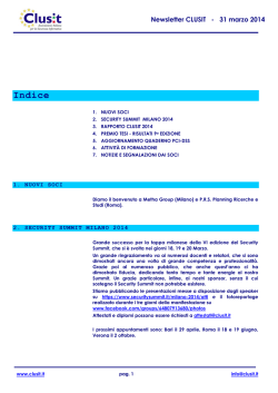 Newsletter Clusit