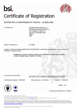 BSI Certificate - HP