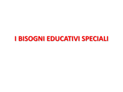 I bisogni educativi speciali: aspetti giuridici ed economici