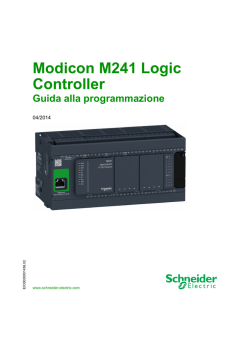 Modicon M241 Logic Controller - Guida alla programmazione